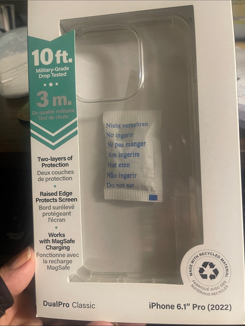 Clear DualPro Classic Protective Case for iPhone 6.1" Pro (2022)